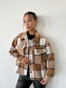 camisaco cuadrille leñadora abrigado premium