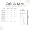 Calzas Termicas Con Tiro Alto Frizadas Leggings Mujer guia de talles Calzas Termicas Con Tiro Alto Frizadas Leggings Mujer