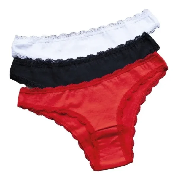 Vedetinas Algodón Y Lycra, Pack 3 Unidades