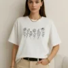 Remera Algodón Flores