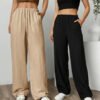 Pantalón Palazzo Lino Elastizado Pack X2