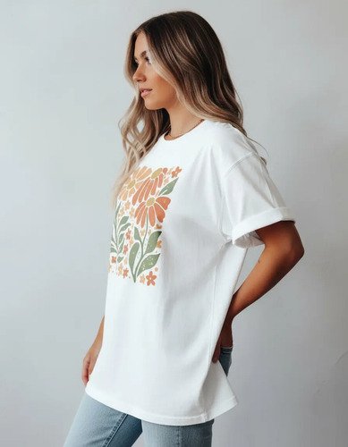 Remera Holgada Básica 100% Oversize Algodón - foto 9