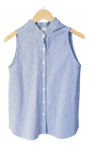 Camisa Manga Corta Camisola Cuello Mao Fibrana