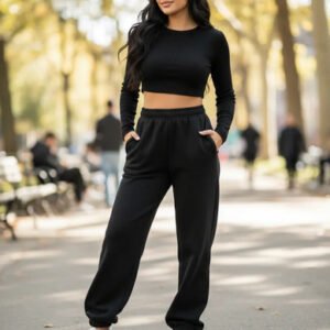 Jogging Jogger Pantalon Algodon Frizado Jogging Jogger Pantalon Algodon Frizado