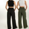 Pantalón Palazzo Lino Elastizado Pack X2 - foto 7