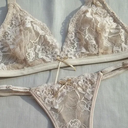 Conjunto Bralette Encaje Con Colaless Regulable - foto 11