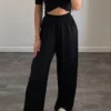 Pantalón Palazzo Lino Elastizado Pack X2 - foto 4