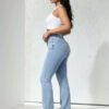 Jeans Oxford Elastizado Tiro Alto - foto 5