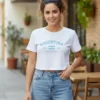 Remera Baby Tee Argentina Crop Top Verano Remera Baby Tee Argentina Crop Top Verano - foto 4