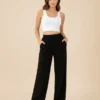 Pantalón Palazzo Frizado Amplio Otoño Invierno Pack - foto 3