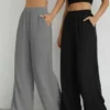 Pantalón Palazzo Lino Elastizado Pack X2 - foto 9