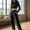 Jogging Jogger Pantalon Algodon Frizado - foto 2