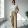 Pantalón Palazo Lino Hawai Elastizado Amplio Pantalón Palazo Lino Hawai Elastizado Amplio - foto 9
