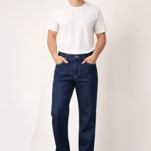 Pantalon Jean Recto Clasico Hombre
